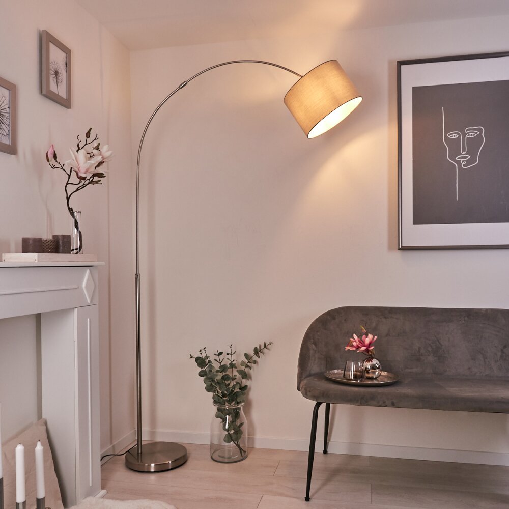 Wiby Stehleuchte Nickel-Matt, 1-flammig main product photo