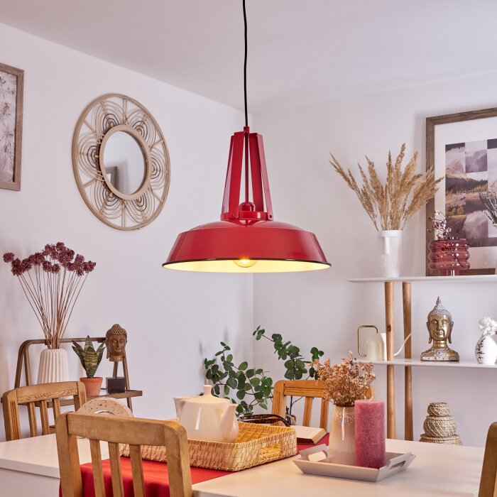 Chimay Hängeleuchte Rot, 1-flammig