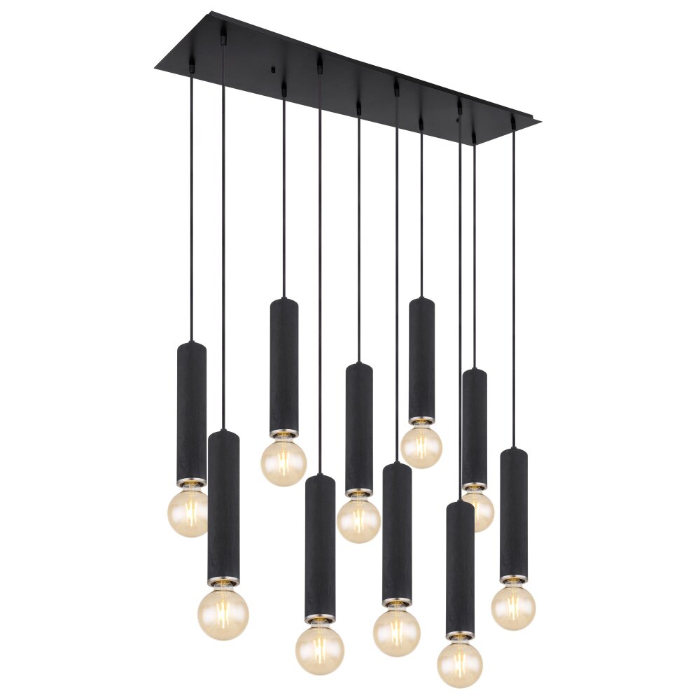 Globo MARION Hängeleuchte Schwarz, 10-flammig main product photo