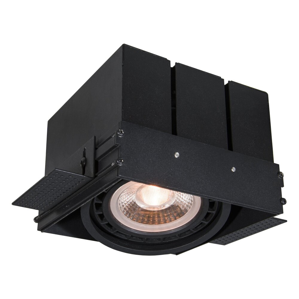 Lucide TRIMLESS Einbauleuchte Schwarz, 1-flammig main product photo