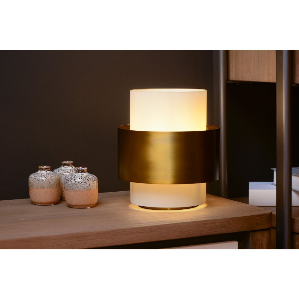 Lucide FIRMIN Tischleuchte Messing, 1-flammig main product photo