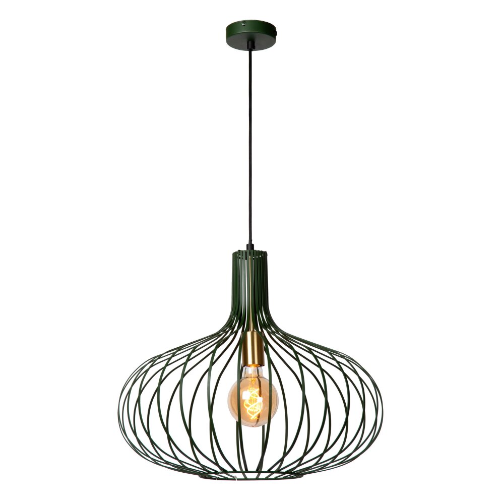Lucide MANUELA Pendelleuchte Grün, 1-flammig main product photo