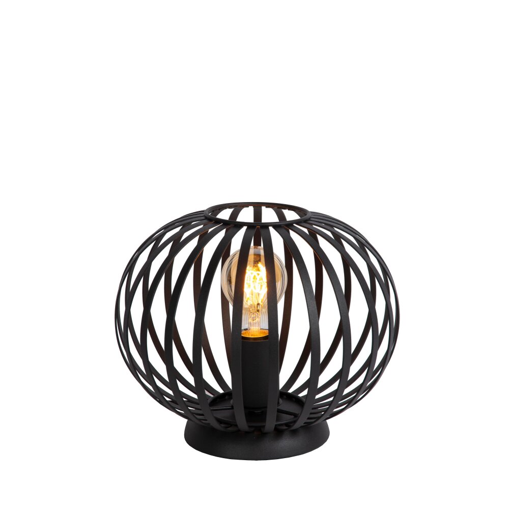 Lucide MANUELA Tischleuchte Schwarz, 1-flammig main product photo