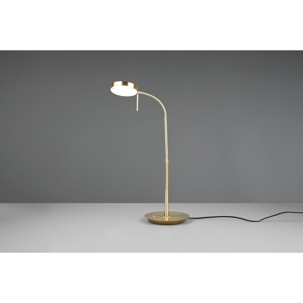 Trio Leuchten Monza Tischleuchte LED Messing, 1-flammig main product photo