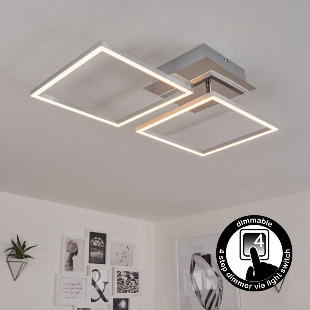 Buren Deckenleuchte LED Nickel-Matt, 1-flammig main product photo