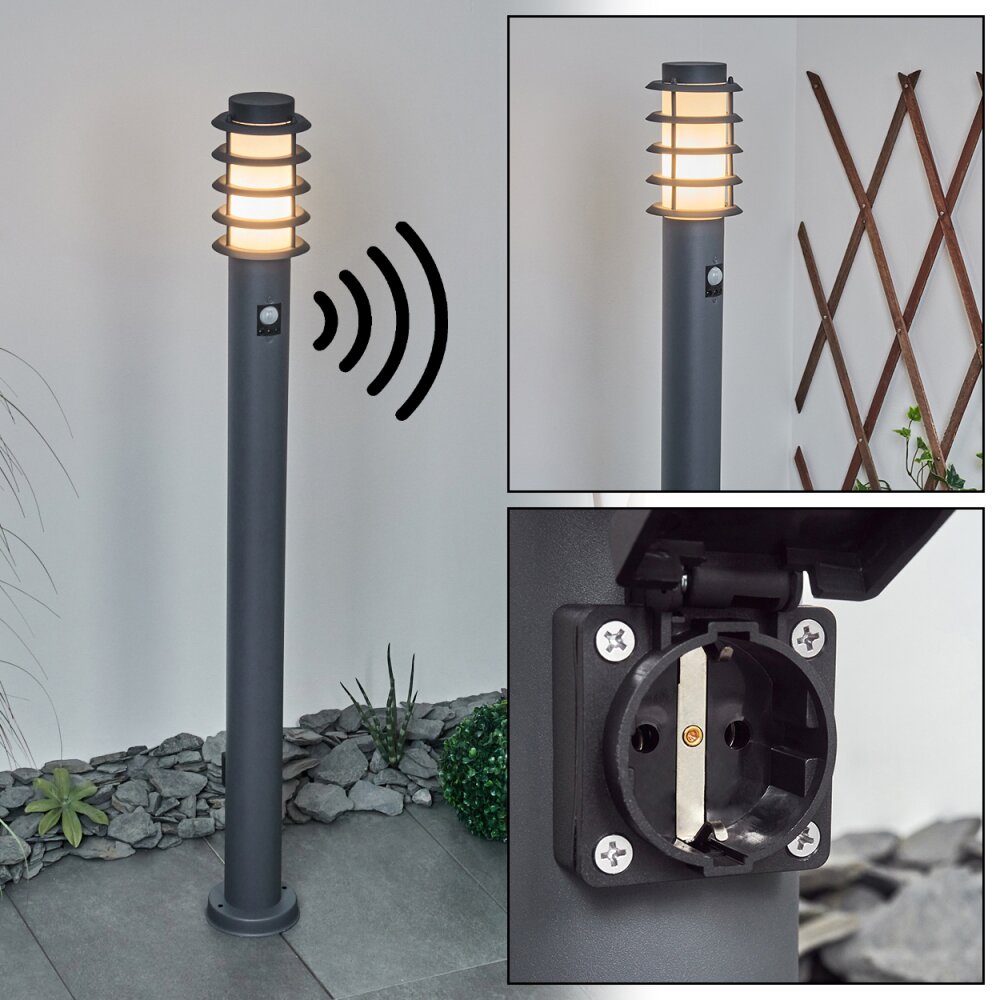 Tunes Wegeleuchte Anthrazit, 1-flammig, Bewegungsmelder main product photo