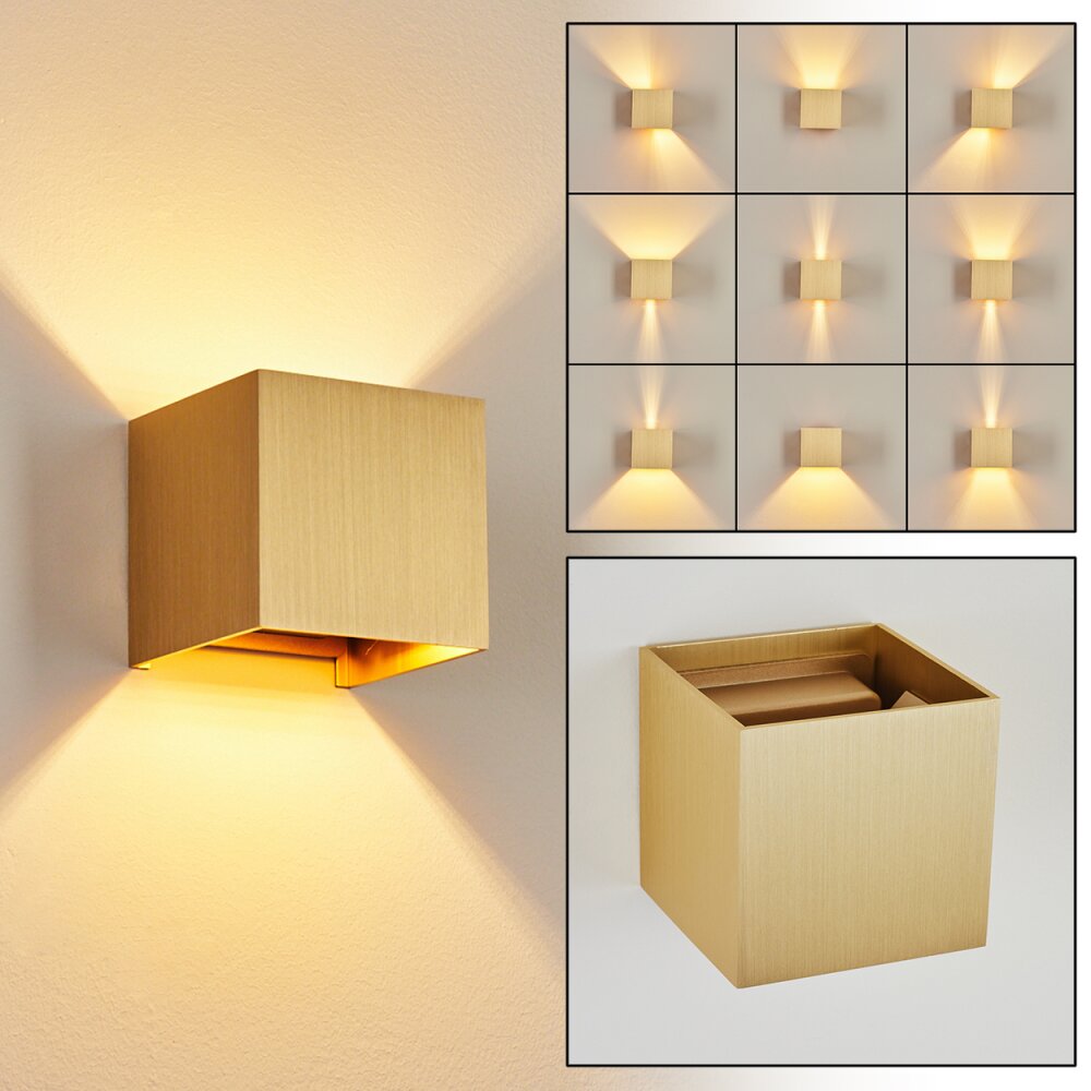 Badajoz   Wandleuchte Gold, 1-flammig main product photo