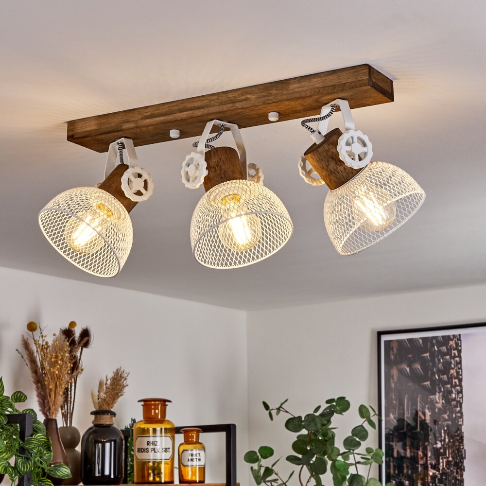 Orny Deckenleuchte Braun, Weiß, 3-flammig main product photo