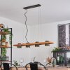 Gressot Pendelleuchte Antik, Naturfarben, Nickel-Matt, 4-flammig