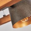 Gressot Pendelleuchte Antik, Naturfarben, Nickel-Matt, 4-flammig