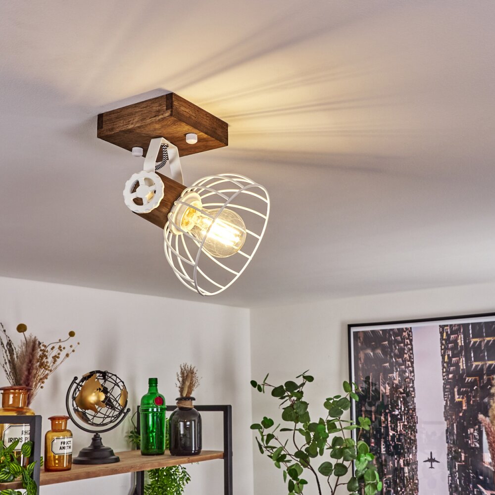 Orny Deckenleuchte Braun, Weiß, 1-flammig main product photo