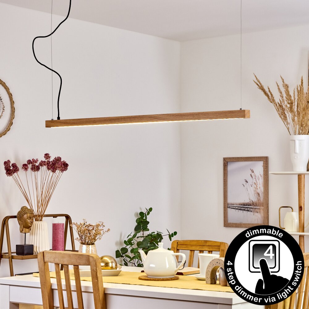 Disentis Pendelleuchte LED Naturfarben, 1-flammig main product photo