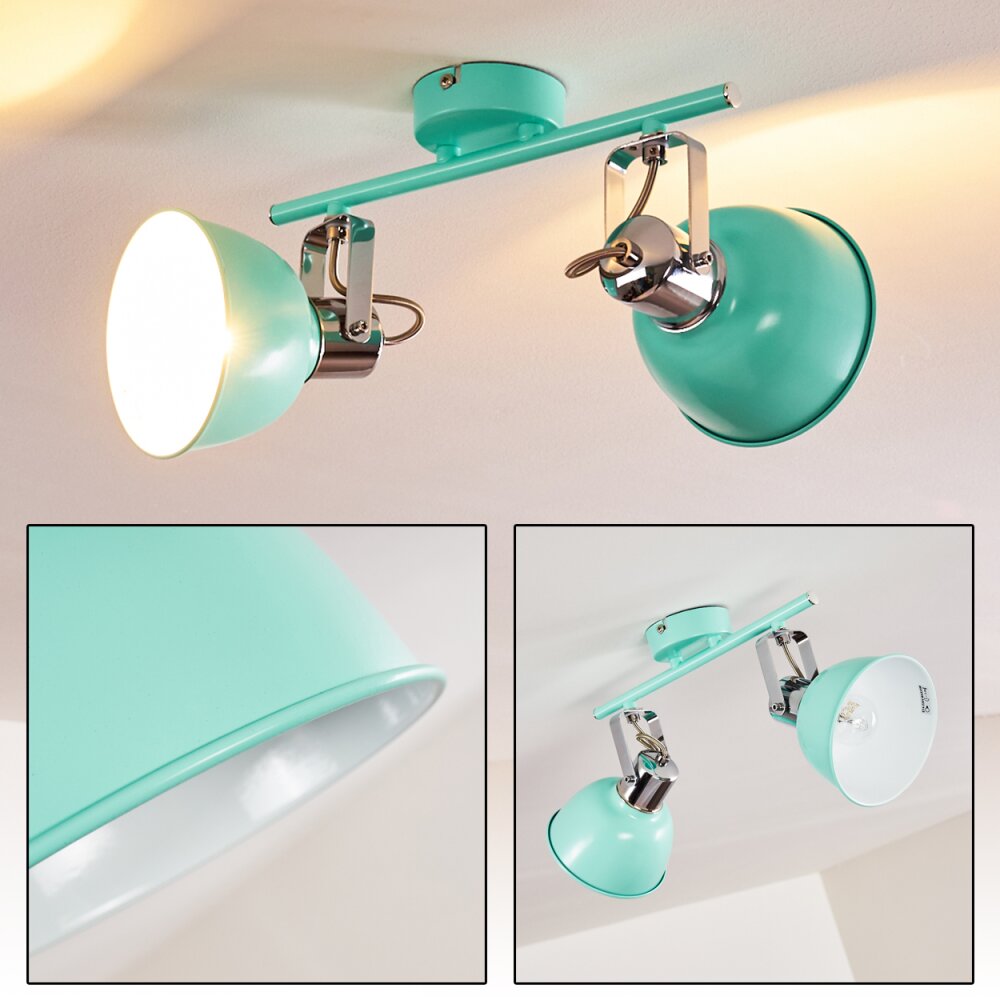 Borik Deckenleuchte Grün, Weiß, 2-flammig main product photo