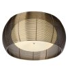 Brilliant Leuchten Relax Deckenleuchte Bronze, Chrom, 2-flammig