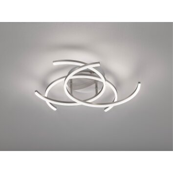 Fischer & Honsel Visby Deckenleuchte LED Nickel-Matt, 3-flammig, Fernbedienung Fischer & Honsel Visby Deckenleuchte LED Nickel-Matt, 3-flammig, Fernbedienung