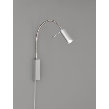 Fischer & Honsel River Tischleuchte LED Nickel-Matt, 1-flammig