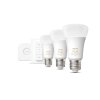 Philips Hue White Ambiance 3er Set LED E27 8 Watt 2200 - 6500 Kelvin 806 Lumen