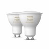 Philips Hue White Ambiance 2er Set LED GU10 5 Watt 2200 - 6500 Kelvin 350 Lumen