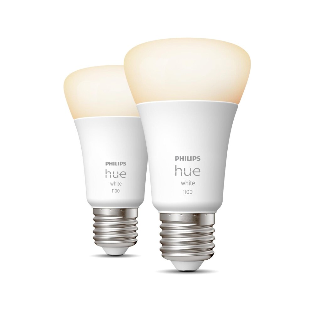 Philips Hue White 2er Set LED E27 9,5 Watt 2700 Kelvin 1050 Lumen main product photo