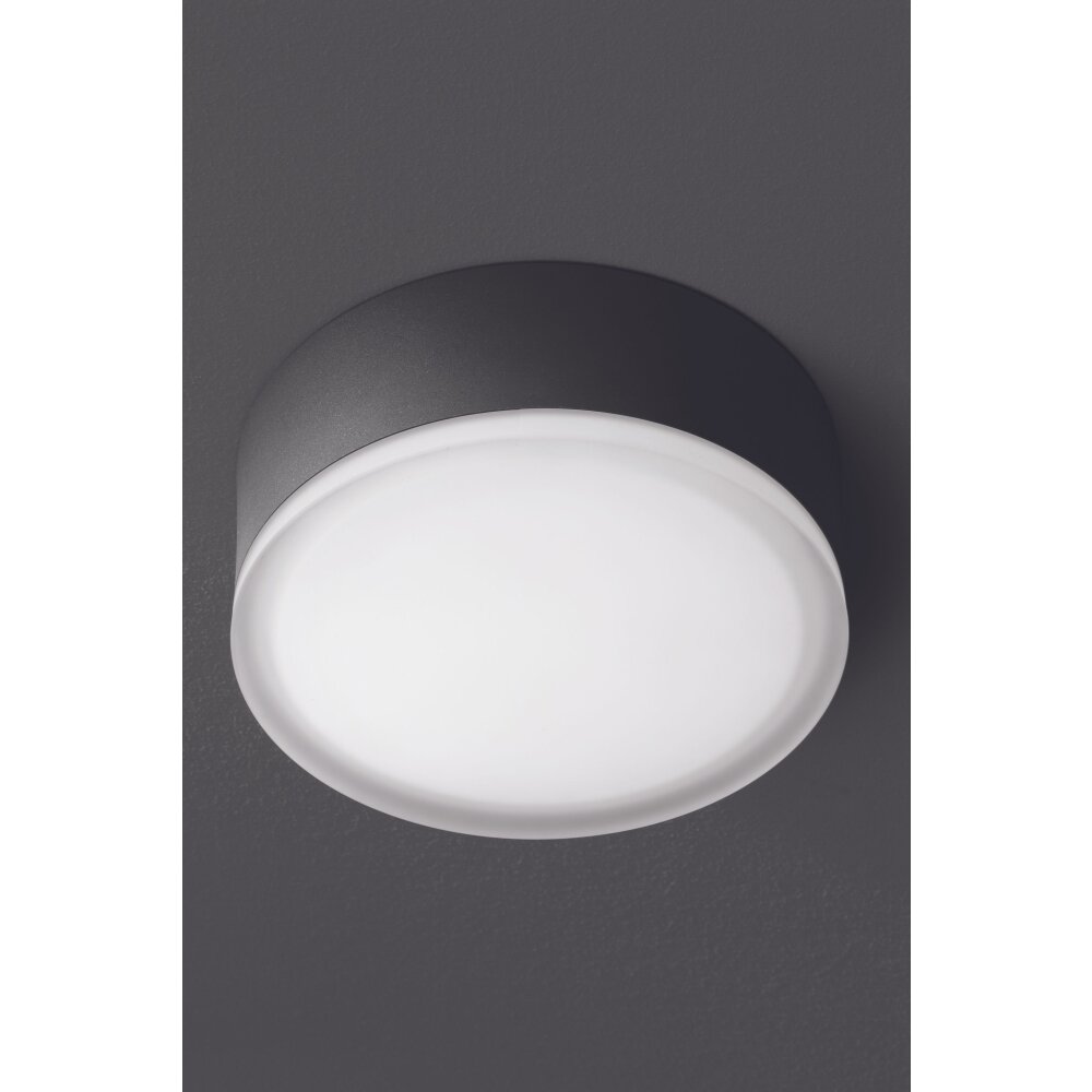 LCD Grasbrunn Außendeckenleuchte LED Schwarz, 1-flammig main product photo