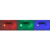 Leuchten Direkt LOLA-MIKE Deckenleuchte LED Edelstahl, 2-flammig, Fernbedienung, Farbwechsler
