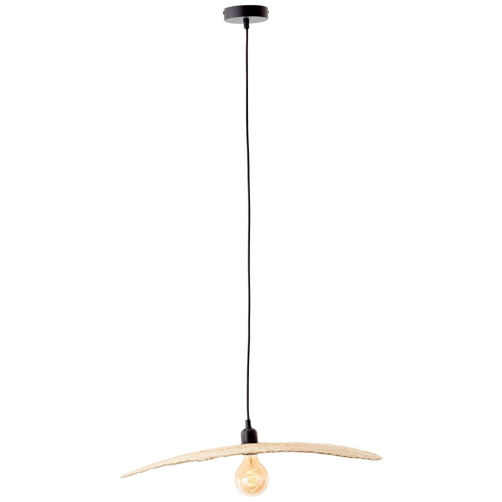 Brilliant Leuchten Jefter Pendelleuchte Schwarz, 1-flammig main product photo