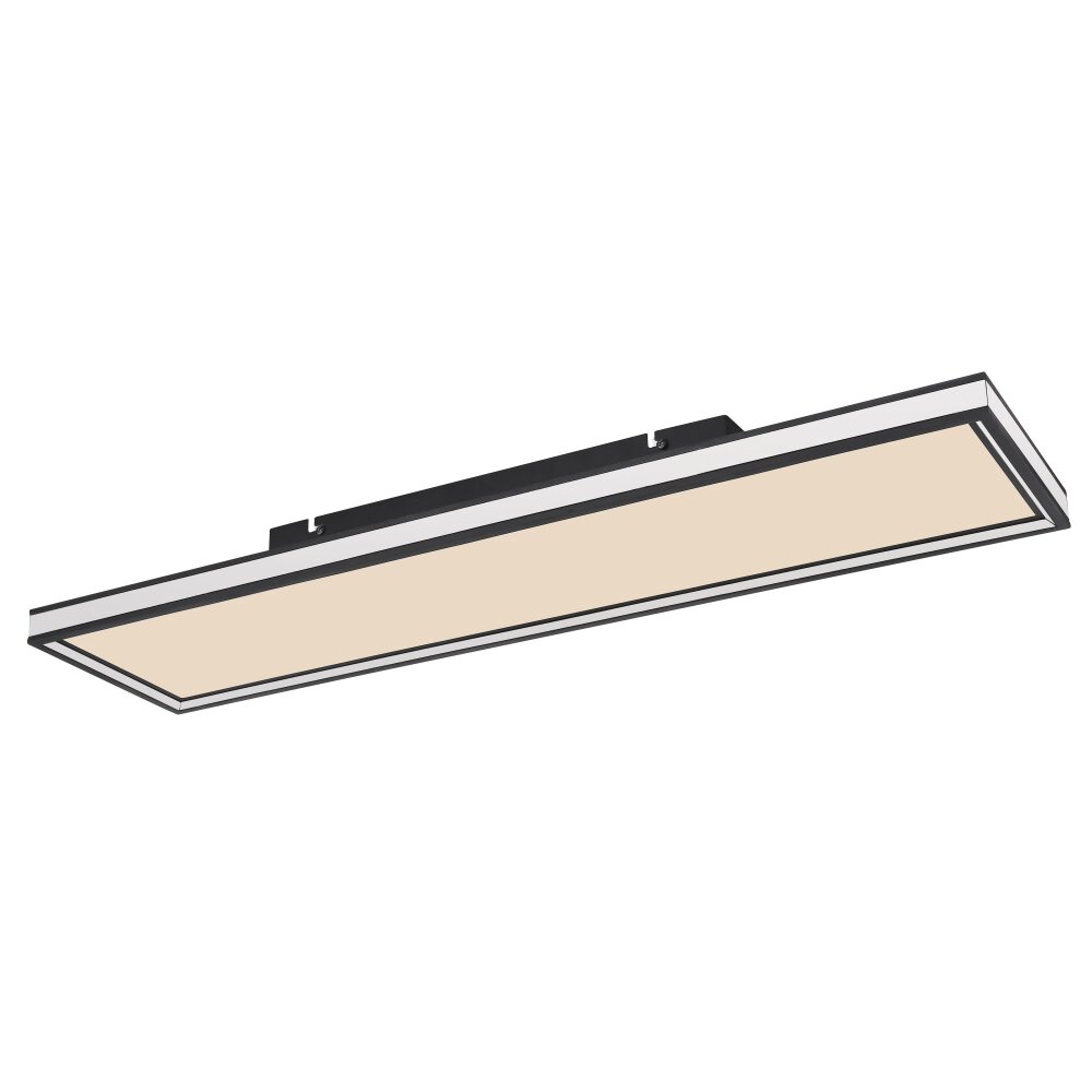 Globo JESSY Deckenpanel LED Schwarz, 1-flammig, Fernbedienung main product photo