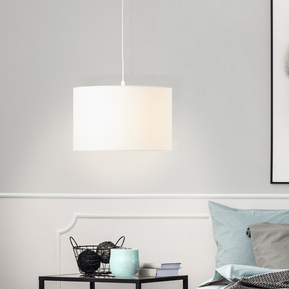 Brilliant Leuchten Esher Pendelleuchte Silber, 1-flammig main product photo