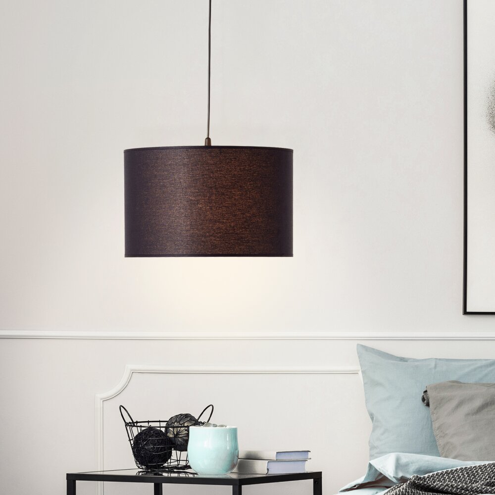 Brilliant Leuchten Esher Pendelleuchte Silber, 1-flammig main product photo