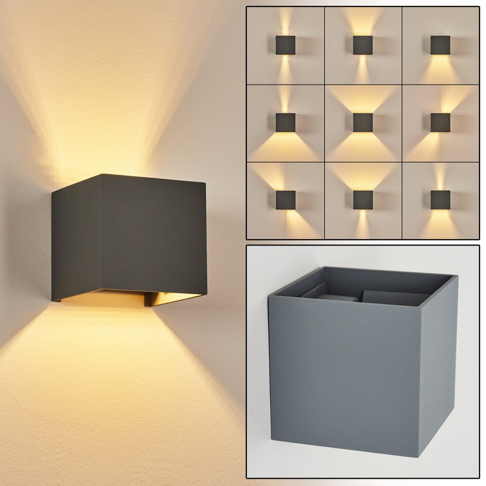 Badajoz Wandleuchte Grau, 1-flammig main product photo
