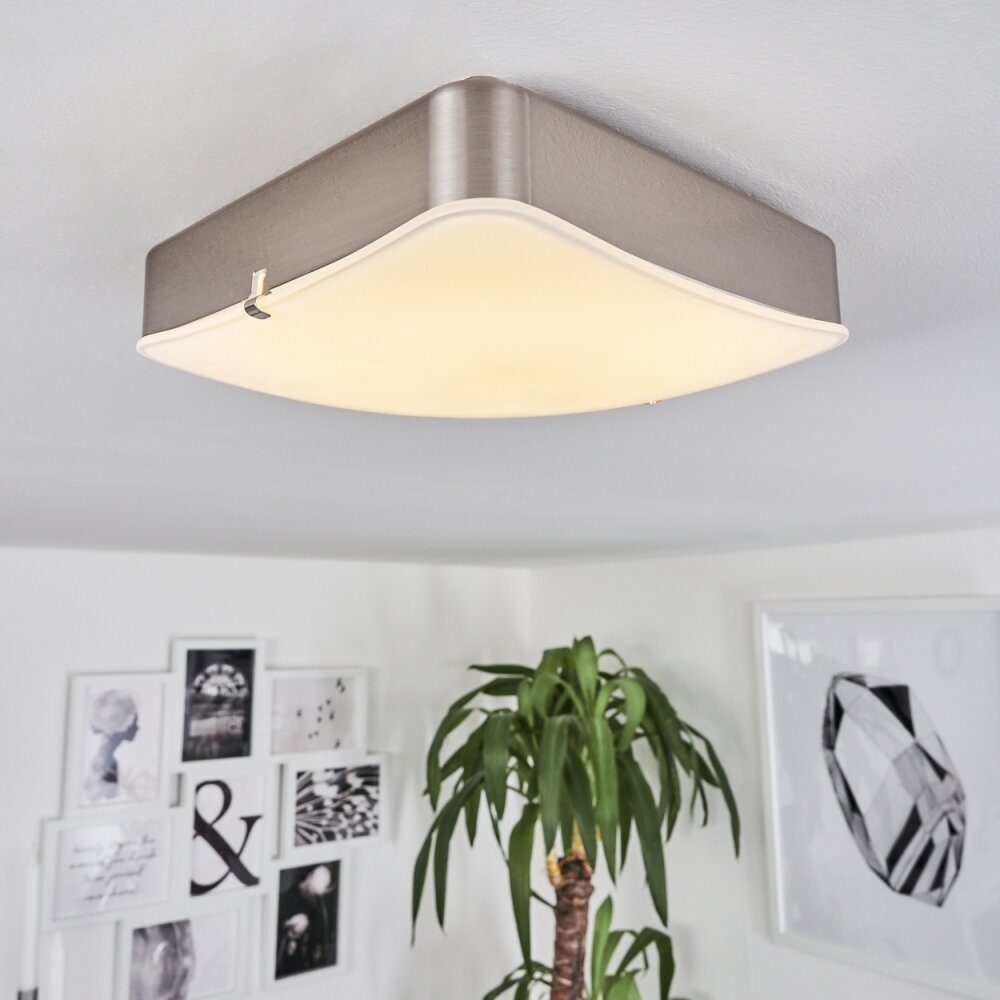 Hutton Deckenleuchte LED Nickel-Matt, 1-flammig main product photo