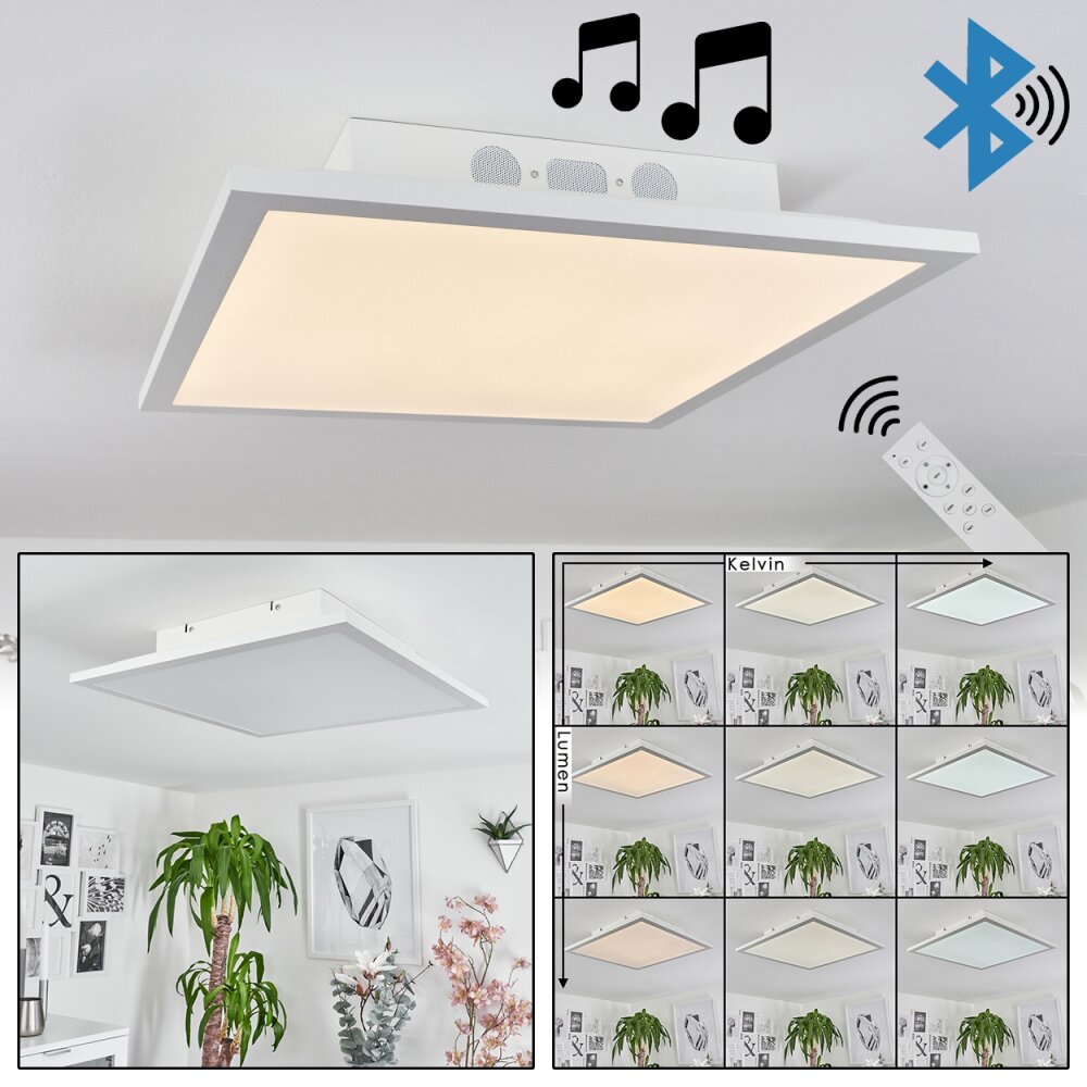 Barasat Deckenpanel LED Weiß, 1-flammig main product photo