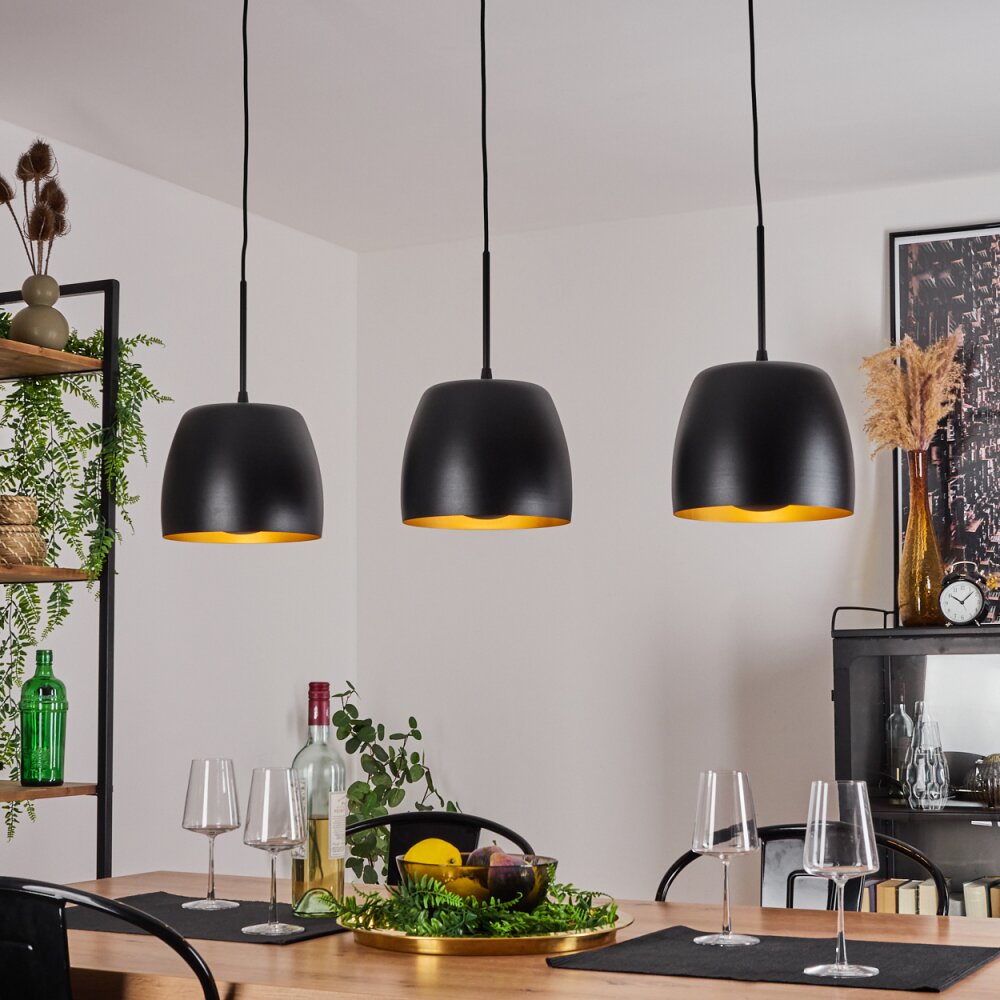 Viking Pendelleuchte Schwarz, 3-flammig main product photo