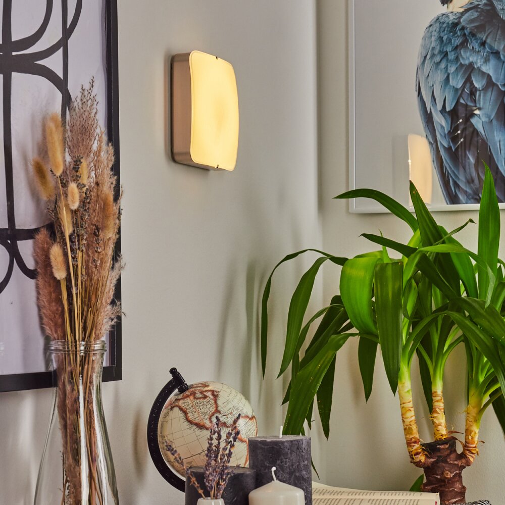 Hutton Wandleuchte LED Nickel-Matt, 1-flammig main product photo