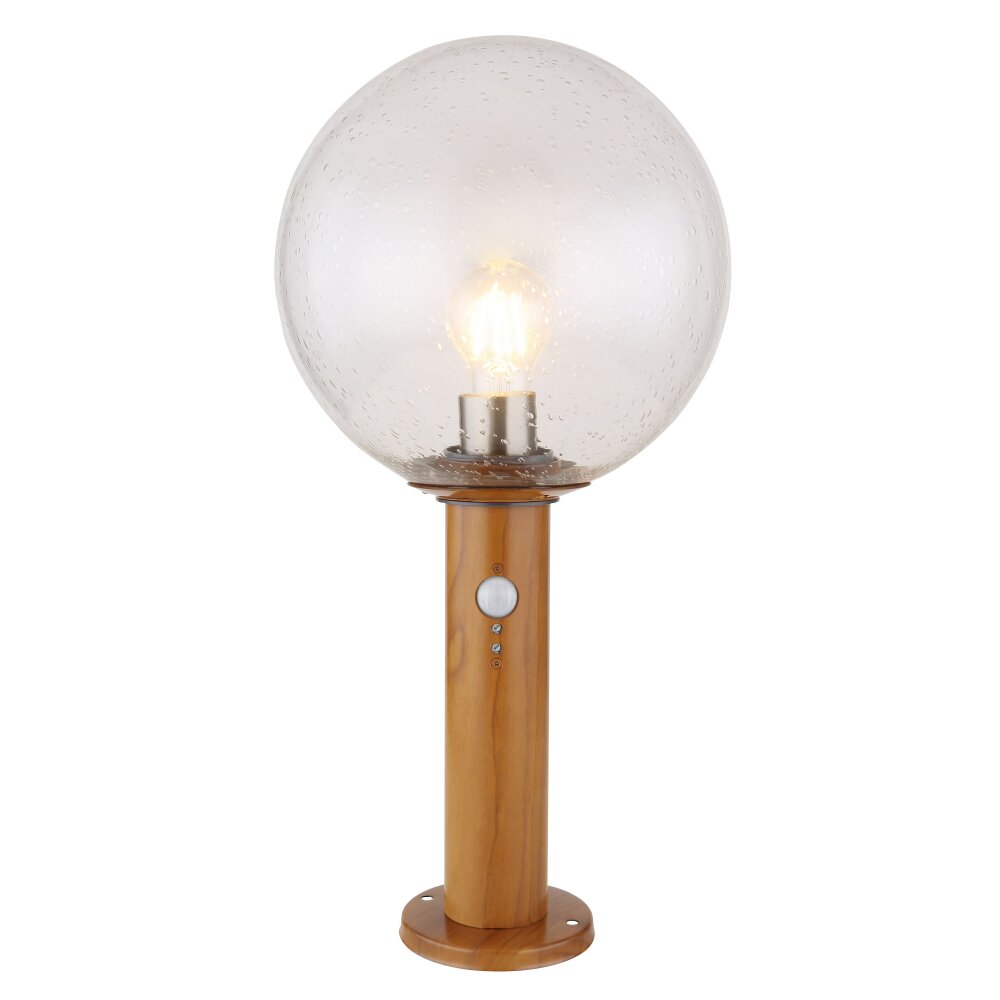 Globo OSSY Wegeleuchte Holzoptik, 1-flammig, Bewegungsmelder main product photo