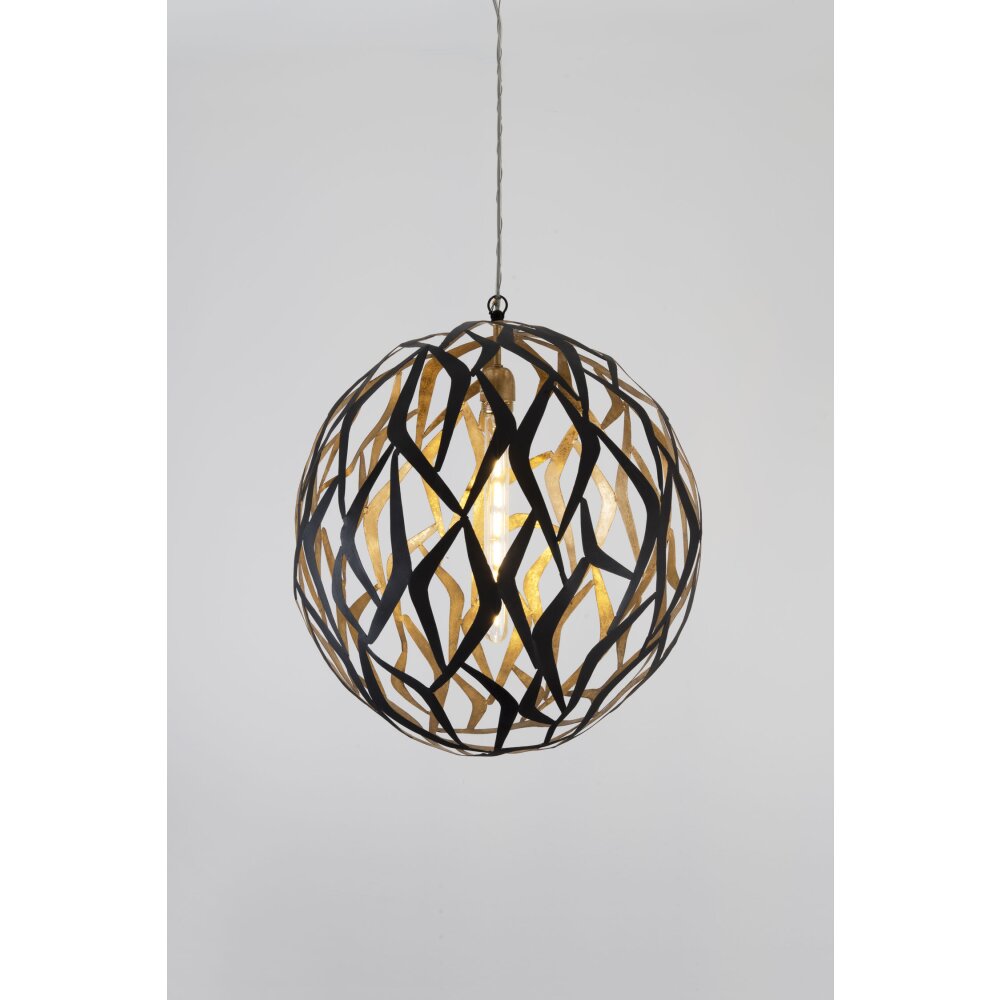 Holländer AEROMODELLO Pendelleuchte Braun, Gold, Schwarz, 1-flammig main product photo