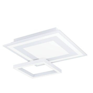 Eglo Leuchten SAVATARILA-Z Deckenleuchte LED Weiß, 8-flammig, Farbwechsler