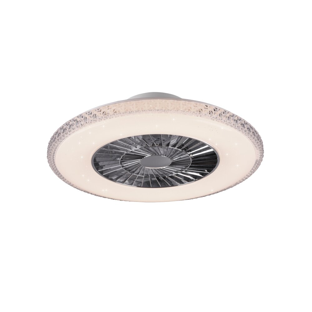 Reality Harstad Ventilator LED Chrom, 1-flammig, Fernbedienung main product photo