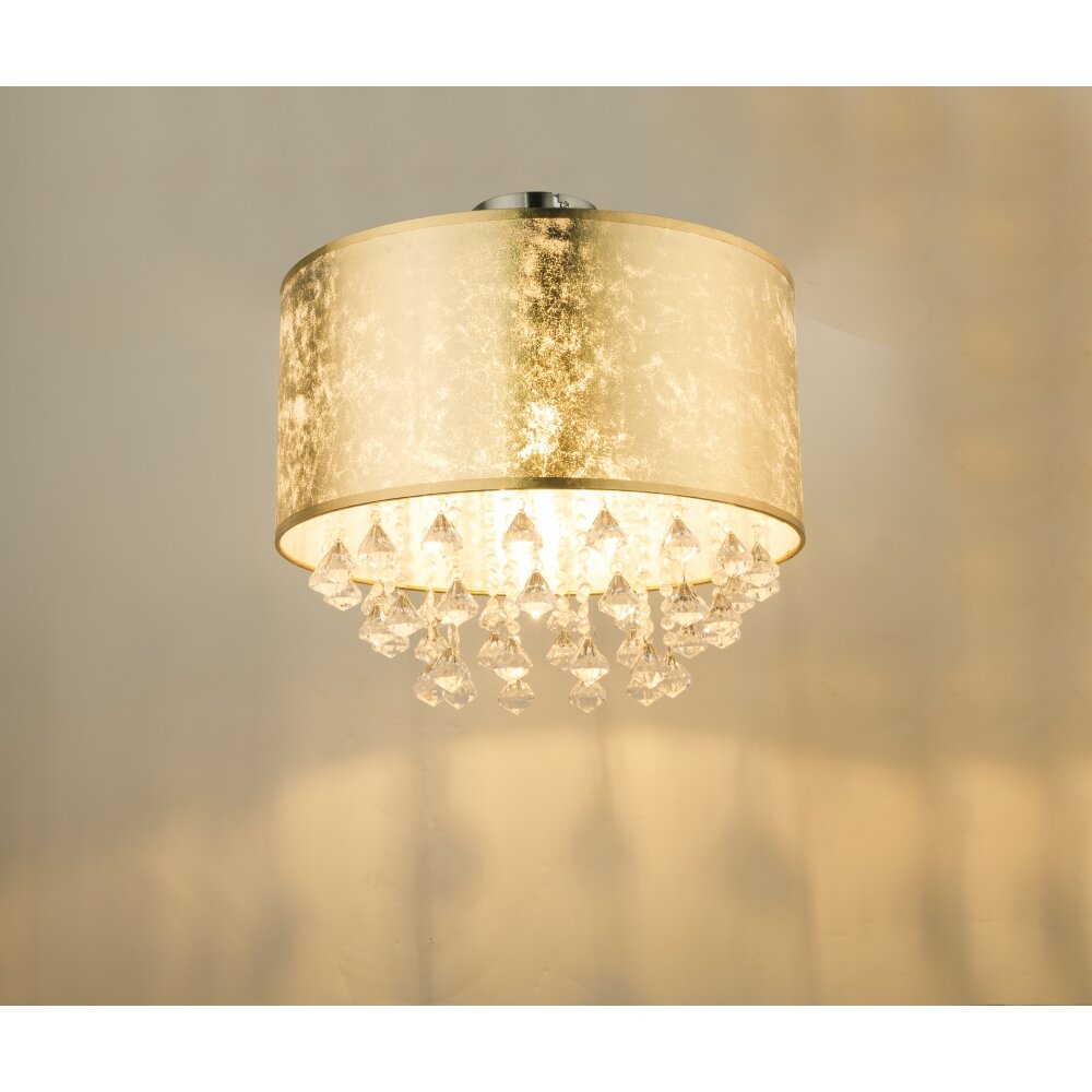 Globo AMY Deckenleuchte Nickel-Matt, 1-flammig main product photo