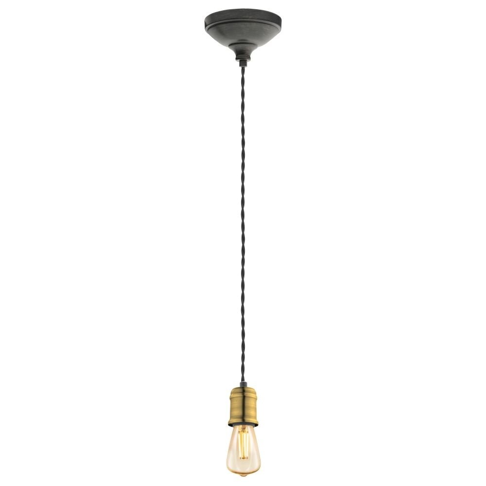 Eglo YORTH Hängeleuchte Gold, Schwarz, 1-flammig main product photo