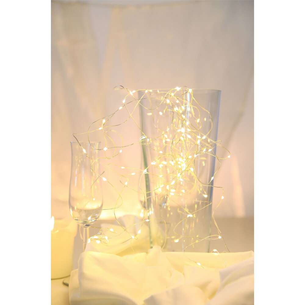 Globo VENUTO Lichterkette LED Silber, 50-flammig main product photo