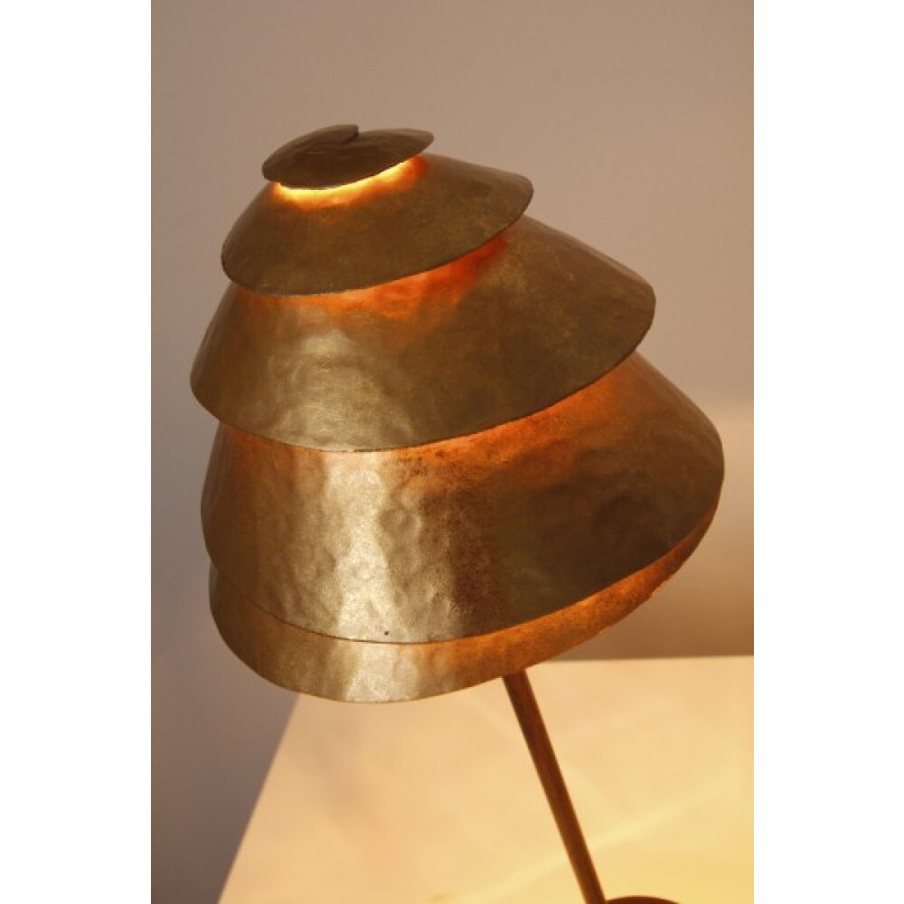 Holländer SNAIL ONE Tischleuchte Braun, Gold, 1-flammig main product photo