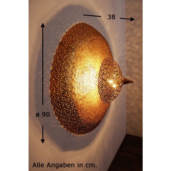 Holländer UTOPISTICO Wandleuchte Gold, Messing, 3-flammig