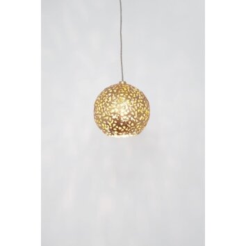 Holländer CAPPUCCINO Pendelleuchte Gold, 1-flammig