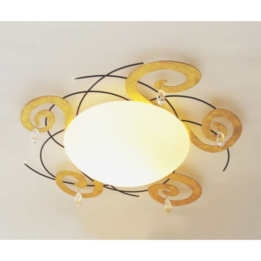 Holländer CASINO Deckenleuchte Braun, Gold, 2-flammig main product photo
