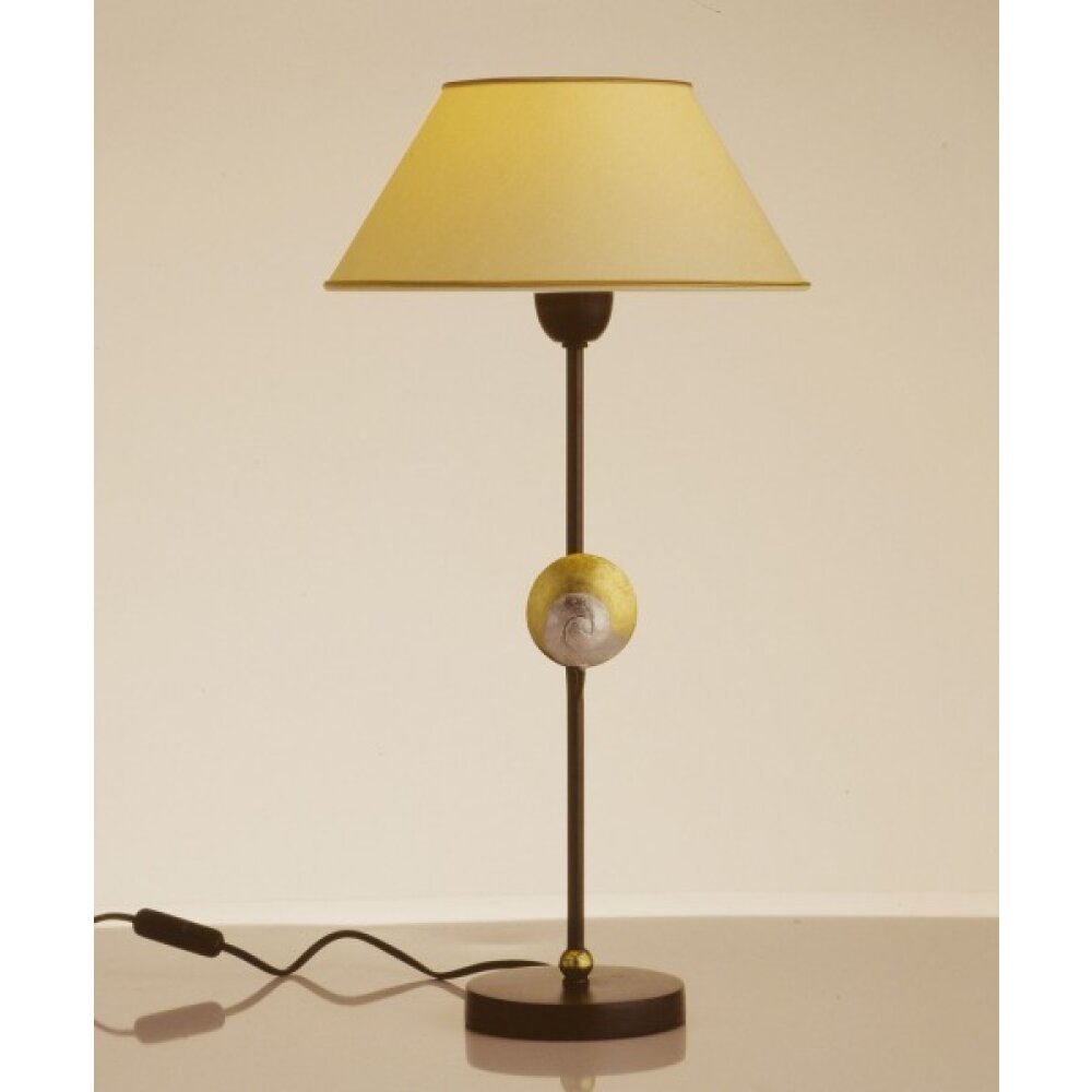 Holländer SNAIL THREE Tischleuchte Braun, Gold, Weiß, 1-flammig main product photo