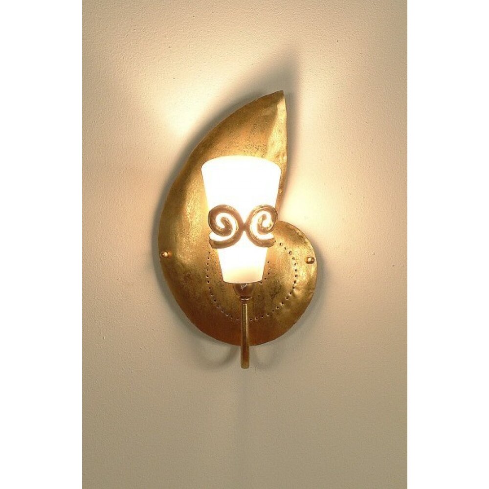 Holländer DOPPIONE LINKS Wandleuchte Gold, 1-flammig main product photo