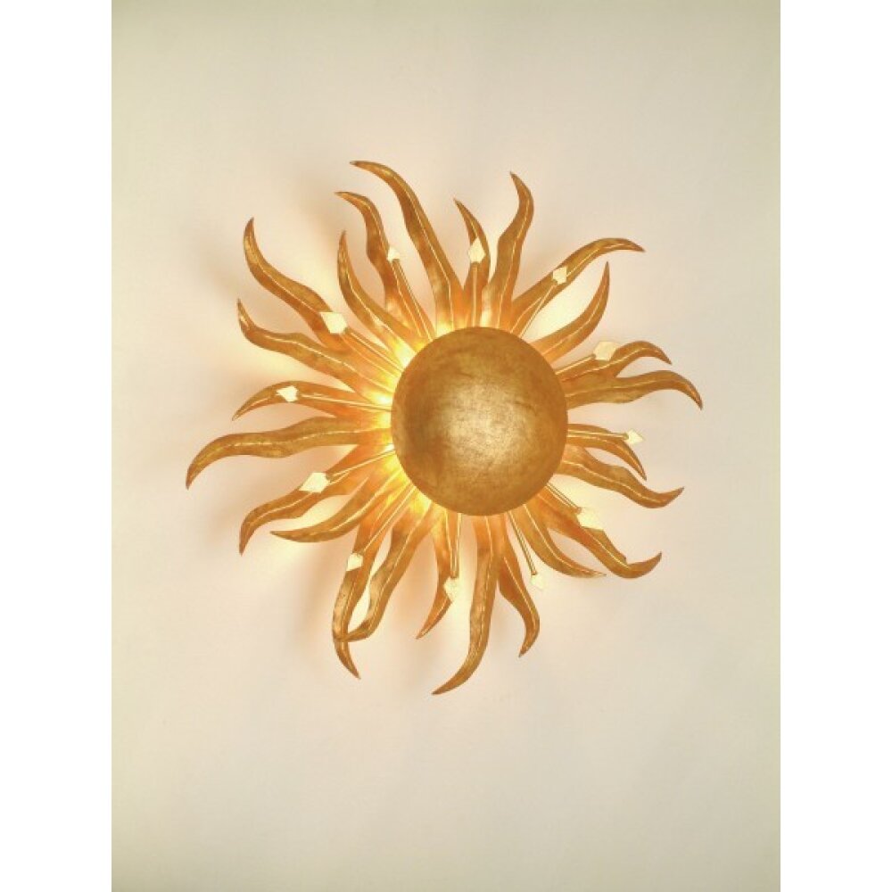 Holländer SONNE PICCOLA Wandleuchte Gold, 1-flammig main product photo