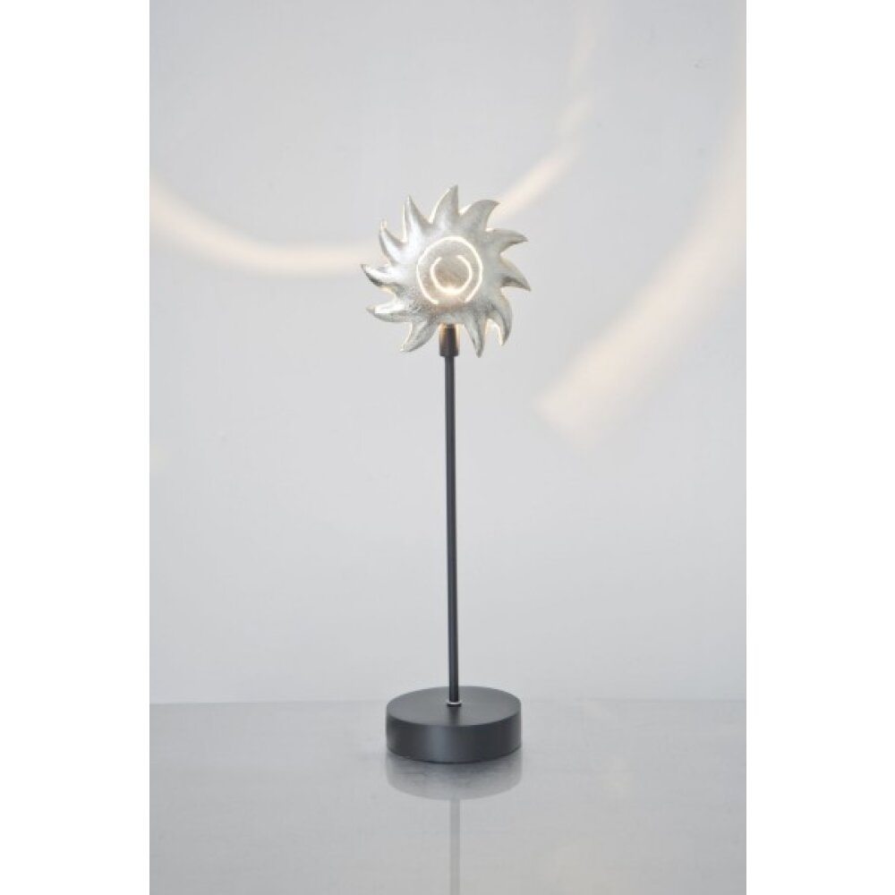 Holländer PICCOLA SOLE Tischleuchte Schwarz, Silber, 1-flammig main product photo