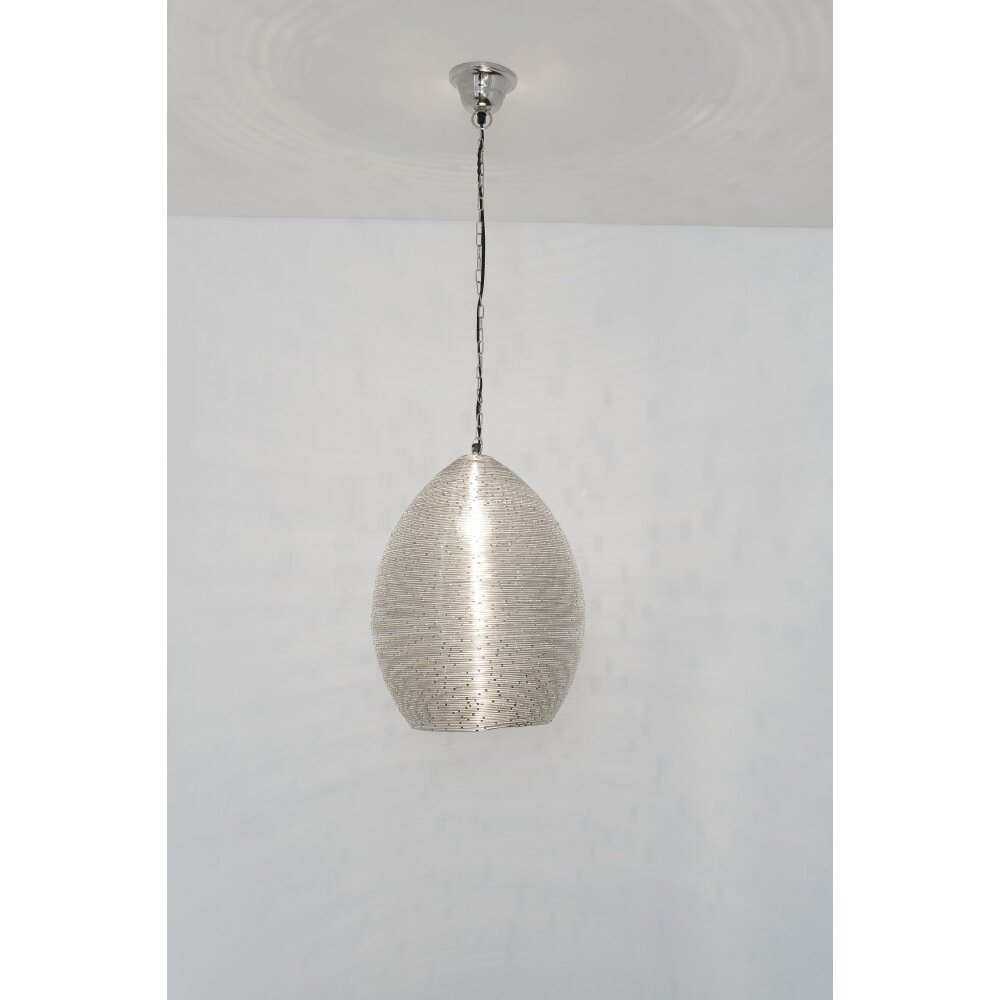 Holländer COLIBRI Hängeleuchte Silber, 1-flammig main product photo